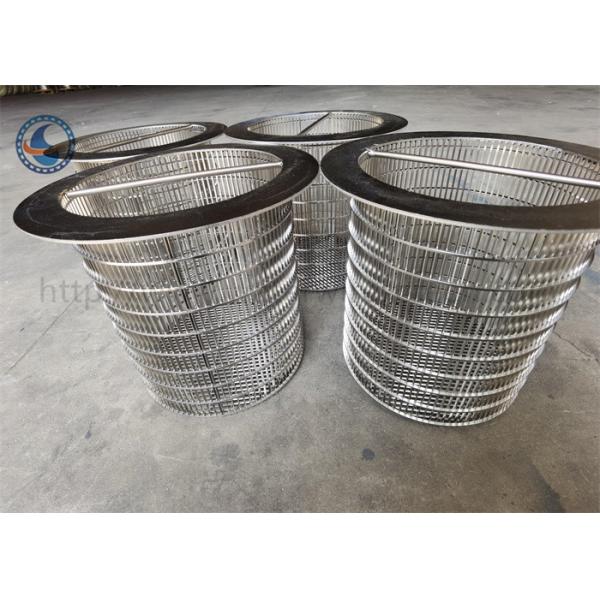 Reverse Winding Silk Screen Vee Wire Wrapped Screen SGS ISO