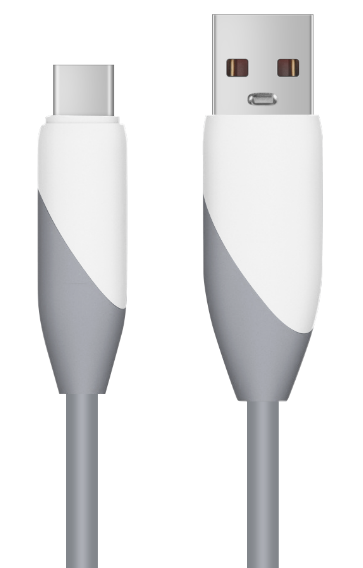 Stylish Checkered - Patterned USB - A to USB - C Cable, Braided Nylon Cord for Durable Fast Charging