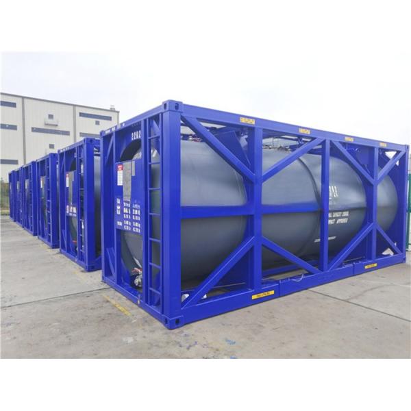 16000L DNV 2.7-1 Standard 20ft Frame UN T11 Stainless Steel Tote Offshore Tank Container for International Transport
