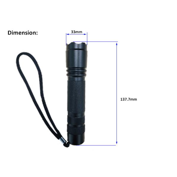 Portable Instrnicially Safe Explosion Proof LED Flashlight Black Torch Torch Light