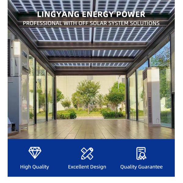 Mini Off Grid Solar Energy System 25KW 30KW Energy Storage Ground Mounting