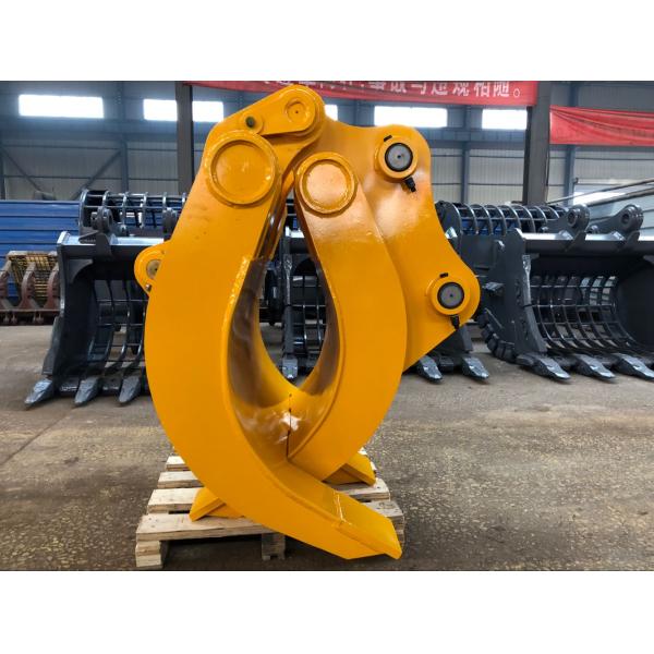 ISO Accurate 1800mm Excavator Manual Grapple Excavator Wood Grapple WX240