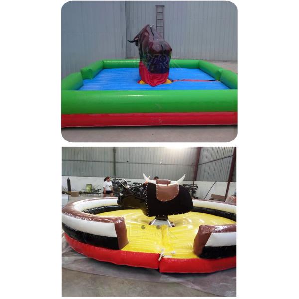 18rpm Amusement Game Machines Adult Inflatable Toro Mechanical Bull Riding Machine