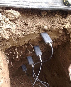 RS485 Modbus SDI12 4-20mA 0-2V Output Soil Moisture Sensor with IP68 Protection Level