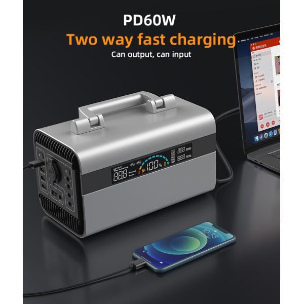 Emergency 600w Portable Solar Power Generator PWM Controller