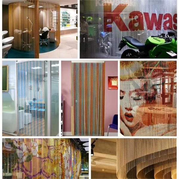 Aluminium Stainless Steel Metal Decorative Wire Mesh Customized