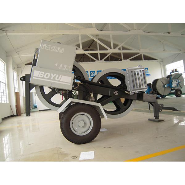 TY1x20 Tension Stringing Equipment Max Continuous Pull 20kN Hydraulic Tensioner Machine For Overhead Stringing