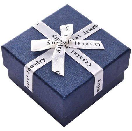 Small CMYK Fresh Gift Box Necklace Earring Clip PMS Jewelry Bow Box Carton