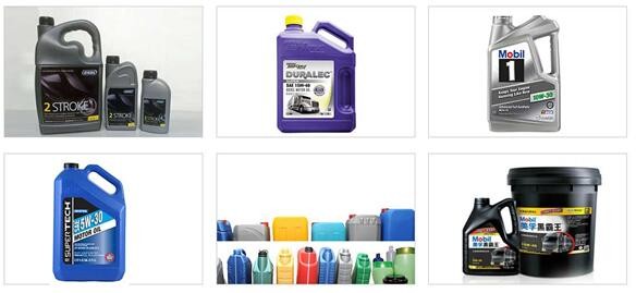 MP55D-3T 10ml-1L Blow Molding Equipment , Plastic Blow Moulding Machine For Lubricating Oil Bottle