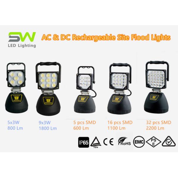 1100 Lumen Portable LED Flood Lights Versatile Site Battery Portable Floodlight Emergency