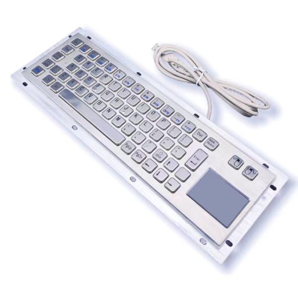 kiosk IP65 / IK07 SUS304 Industrial PC Keyboard waterproof dustproof anti-vandalism Explosionproof Keyboard Rear Panel Mounted -40℃