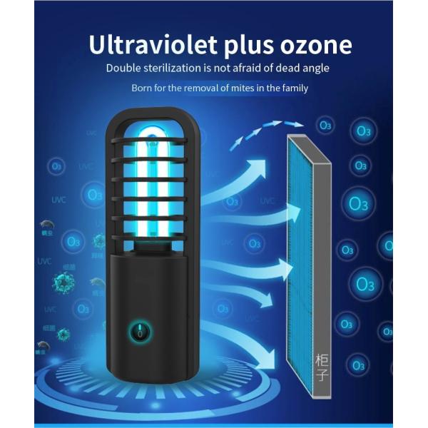 USB Charging UVC LED Lamp 5V 0.5A Sterilizing Wavelength 254nm DL-UGD-2.5W