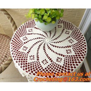 Handmade Table Cloth Crochet Table Runner Dining Party Tablecloth Lace