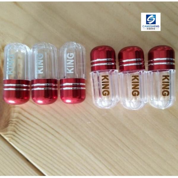 36mm Clear Plastic Pill Bottles 3g Small Plastic Pill Containers