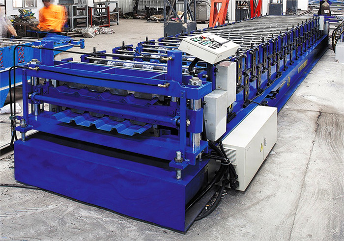 Double Layer Roof Sheet Roll Forming Machine Price Shutter Rolling Forming Machine