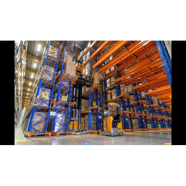 Compact VNA Pallet Racking System With Excellent Cubic Area Utilization