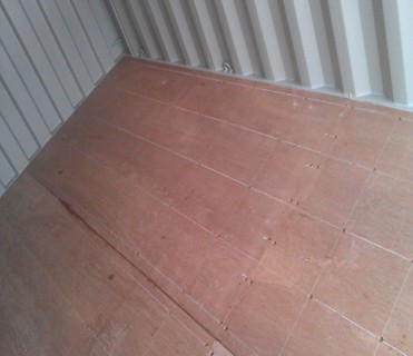 6.5ft Tricon Portable Storage Mini Box 6ft x 8ft Corten Steel Container for Storage or Shipping