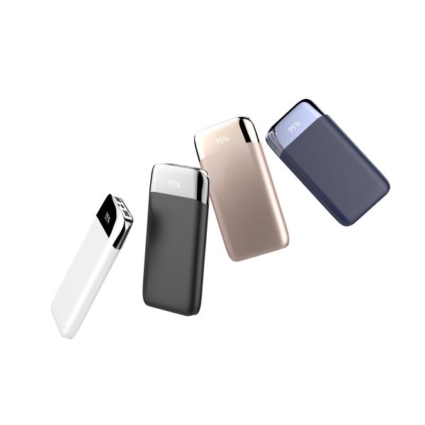 WIRELESS POWERBANK WITH LED DISPLAY Portable Power Bank Charger QI Wireless Charge 2 INPUT 2 OUTPUT+WIRELESS CHARGER