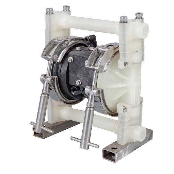 3/8in Double Diaphragm Fuel Transfer Pump 26.5 L/Min Polypropylene Mini