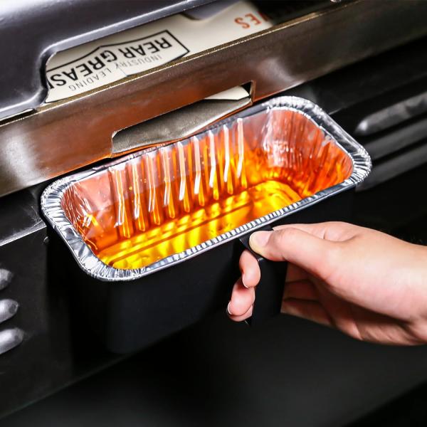 Griddle Grease Cup Drip Pan Liners Griddle Grease Cup for Blackstone Griddle Accessories Grease Cup Foil Tray Pan