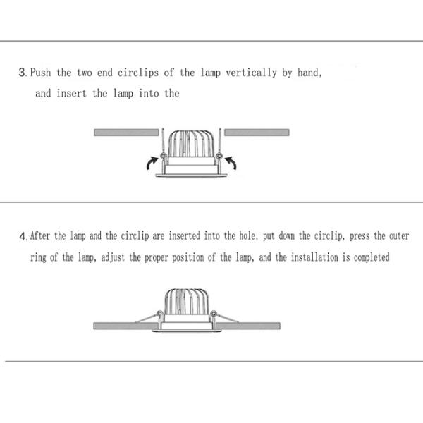 LED Ceiling Downlight 7W 4000K