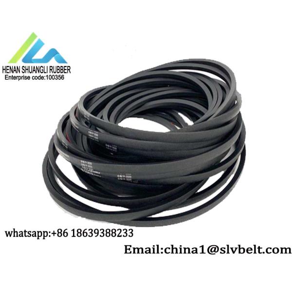 Industrial Transmission Rubber Type A V Belts Top Width 13MM Height 8mm Length