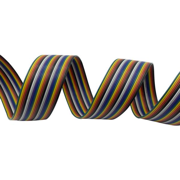 PVC Insulated Flexible Flat Ribbon Cable Copper Material For Electronic Devices