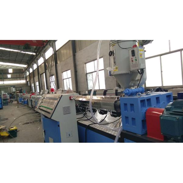 Plastic Pipe Extrusion Line , PE Silicon Core Pipe Production Line , Single Screw Extruder
