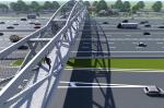 Crossing Peace Pedestrian Overpass Bridge Design Segmental Preassemble Railway