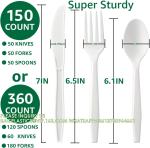 Knives Forks Spoons Utensils, Heavyweight HeavyDuty Flatware Is Eco Friendly