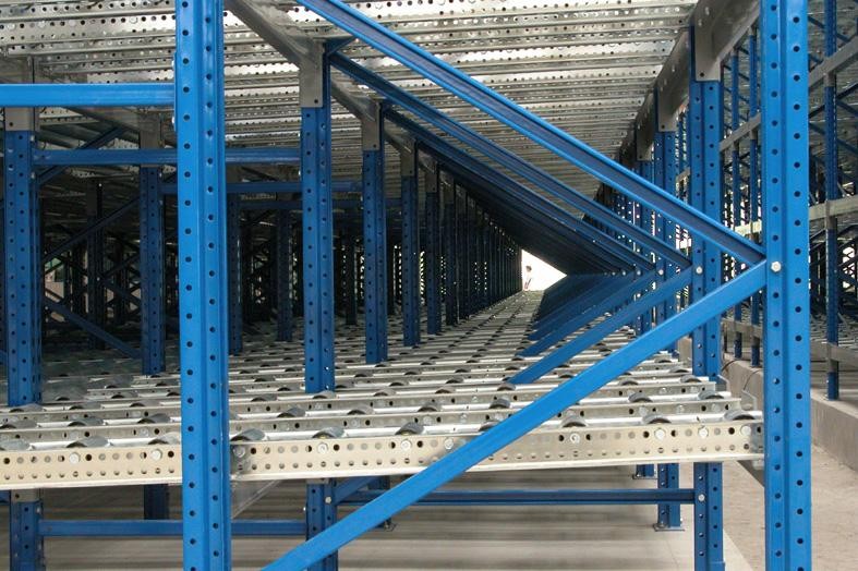 China adjustable industrial storage gravity flow racks , long span shelving wholesale