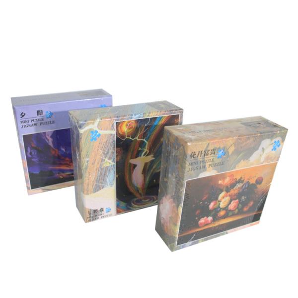 Wholesale OEM Custom Paper Jigsaw Puzzle Cartoon Design Puzzle Game