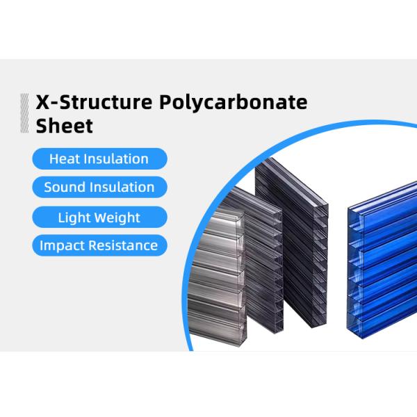 Danpalon Polycarbonate Multiwall U Locked Panel With 16mm-32mm Thickness