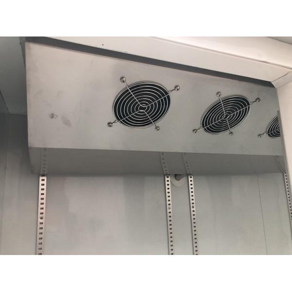 Upright Commercial Beverage Refrigerator , Bottom Mount Double Door Display Freezer