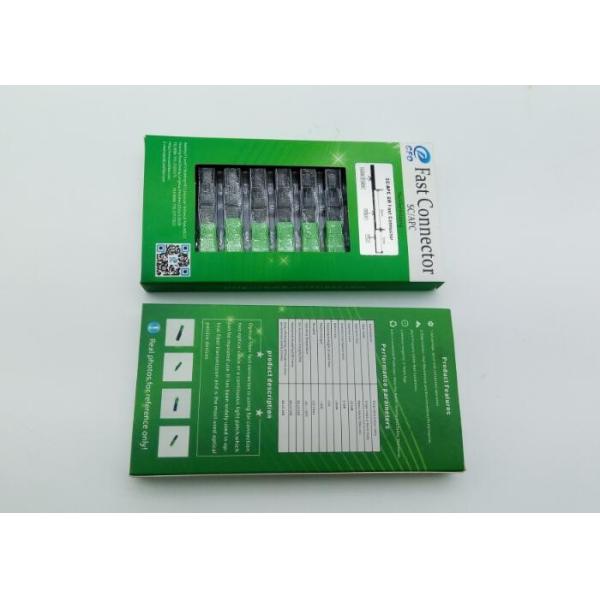 Quick Connect Fiber Optic Connectors , SC APC 60mm Field Installable Connector