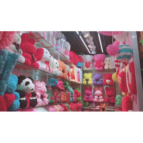 New Gift Foam Roses Snowman For Christmas Gift And Home Decoration
