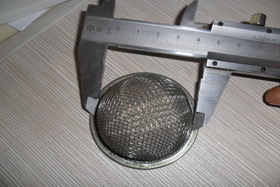 Stainless Steel 304 or 316 Wire Mesh Strainer with 1 to 500 mesh/inch, Filter Rating: 90%