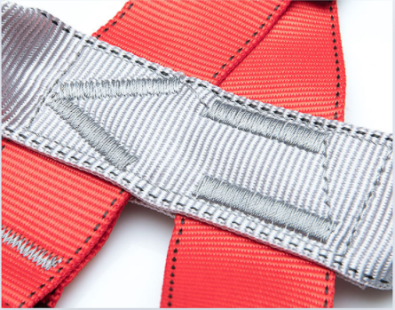 Orange and Yellow Mixed Rock Climbing Half Body Mountaineering Harness Safety Belt