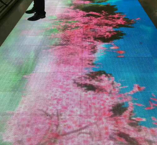 Interactive Led Dance Floor Hire , P6.25 Led Video Dance Floor Support 3d