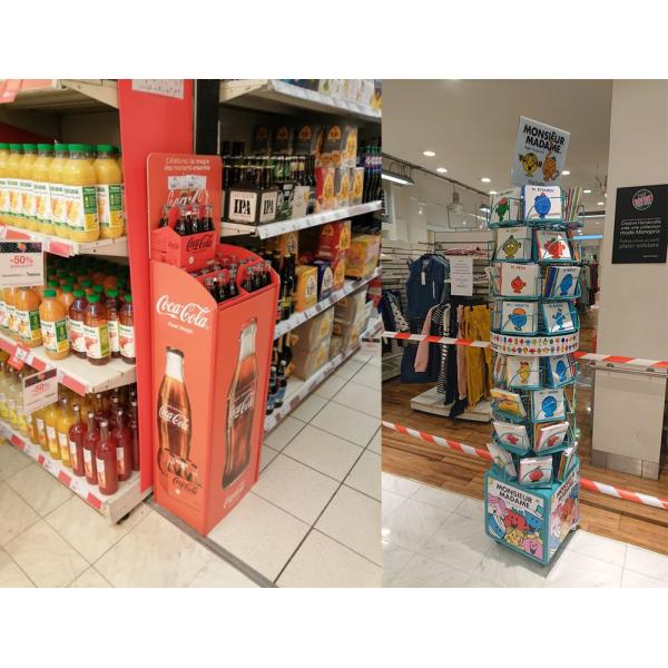 Air Conditioning Display Metal Rack Supermarket Display Stand
