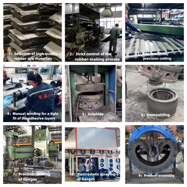 HVAC Systems Condensers And Suction Lines Pumping Stations Rubber Expansion Joints Materials Such As EPDM NBR Neoprene Or Viton