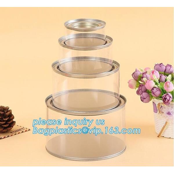100ml pet clear plastic can,fruit candy tin container jars with aluminum lid,1 gallon clear paint can size bagease pack