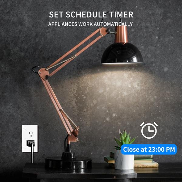 Wifi Smart In Wall Outlet With 2 Ac 16A Individual Control By App Only For 2.4ghz Wifi