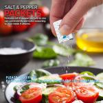 Individually Wrapped Plastic Cutlery Set With Napkin + Salt & Pepper Packets In