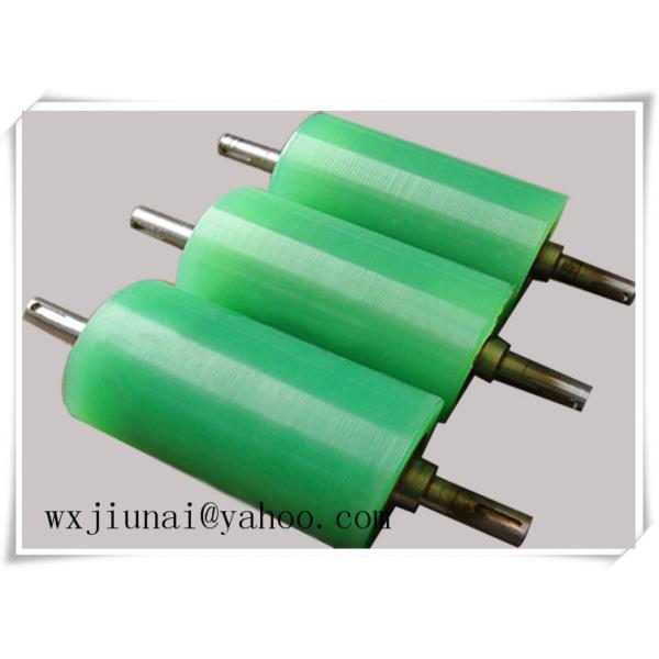 Polyurethane Coated Rollers For Machinery Cementing Machine Rubber Roller any colour