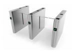 Face Recognition 1000mm Height 10mA 40W Drop Arm Turnstile