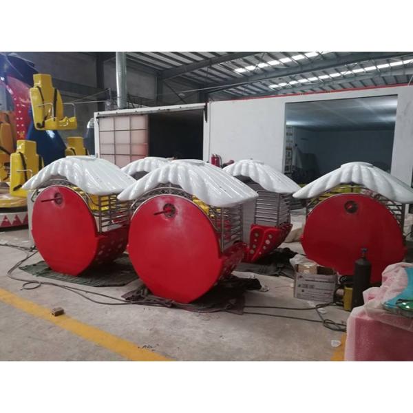 Christmas Topic Ferris Wheel Kiddie Ride , Mini Amusement Park Rides Games