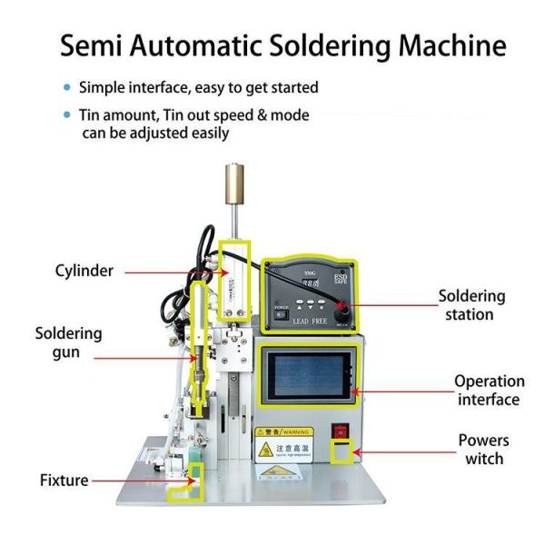 Factory Direct Sales Semi-Automatic Soldering Robot, PCB Desktop Soldering Machine