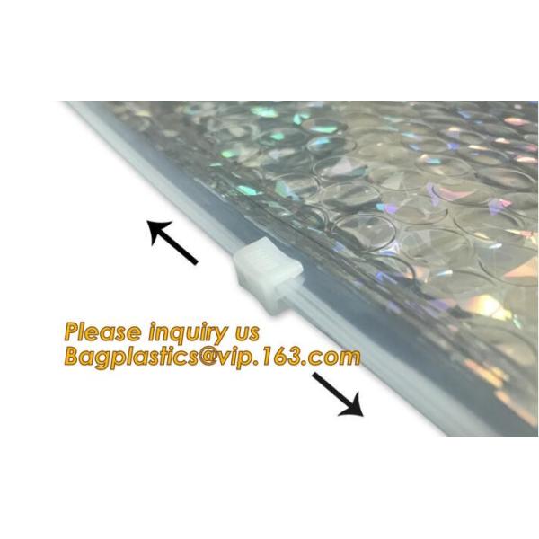 Big Discount Custom Printed Air Bubble Bag, Factory Directly Slider Zip lockkk Bubble Bag,Bubble Zipper Bag Kraft Bubble Ma