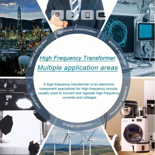 PC40 PC44 Material High Frequency Power Transformer EPC25 For DC-DC Converter